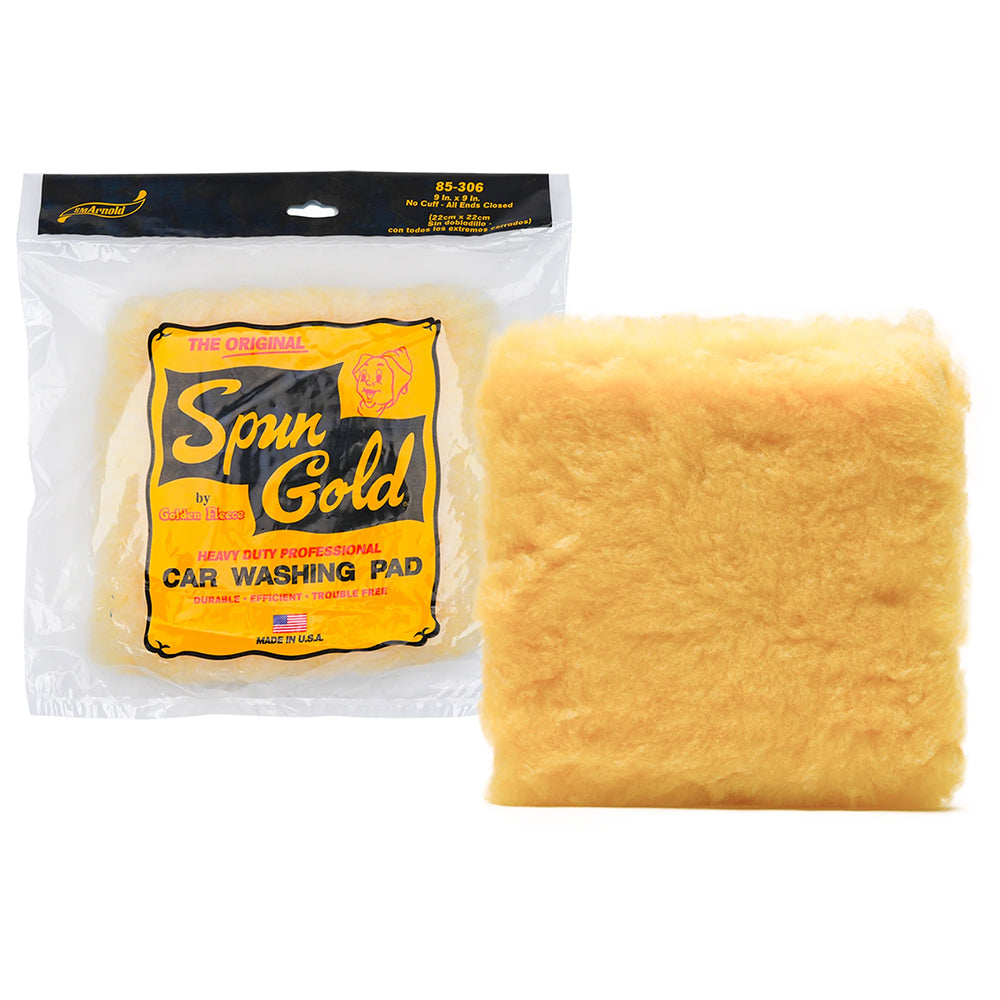 SM Arnold Spun Gold Wash Pad (no cuff) - 9"