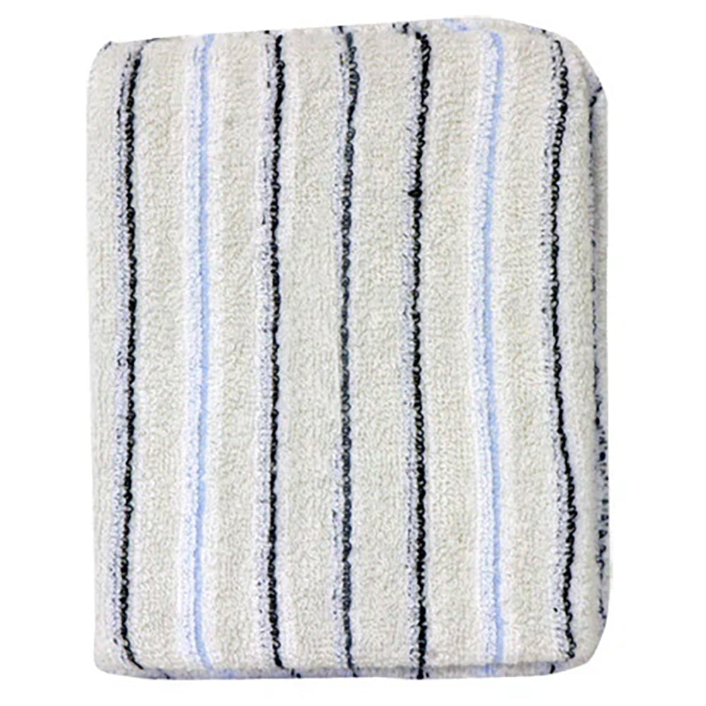 SM Arnold Wax & Polish Terry Applicator Pad - Standard, White/Stripe