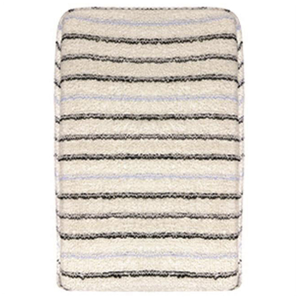 SM Arnold Wax & Polish Terry Applicator - Large, White/Stripe