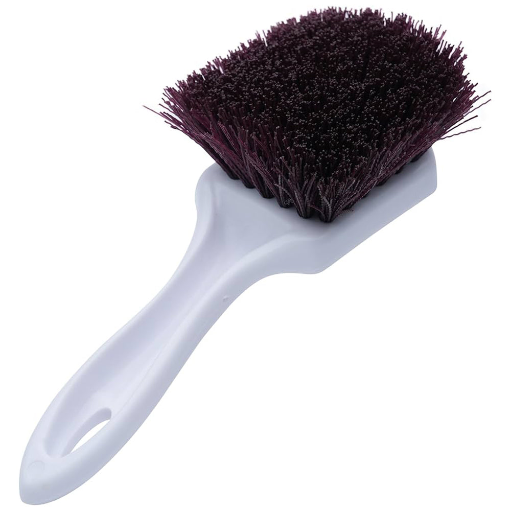 SM Arnold Carpet, Upholstery & Floor Mat Brush w/ Burgundy Polypropylene Bristles