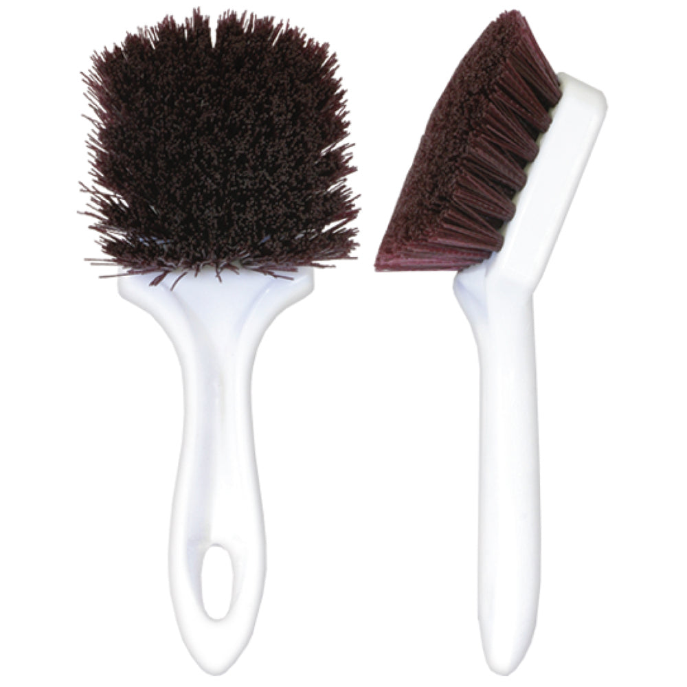 SM Arnold Carpet, Upholstery & Floor Mat Brush w/ Burgundy Polypropylene Bristles