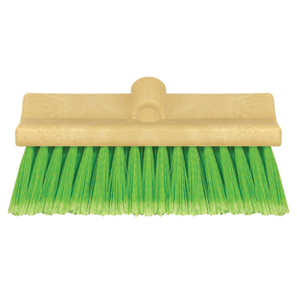SM Arnold Bi-Level Wash Brush w/ Green Polystyrene Bristles - 10"