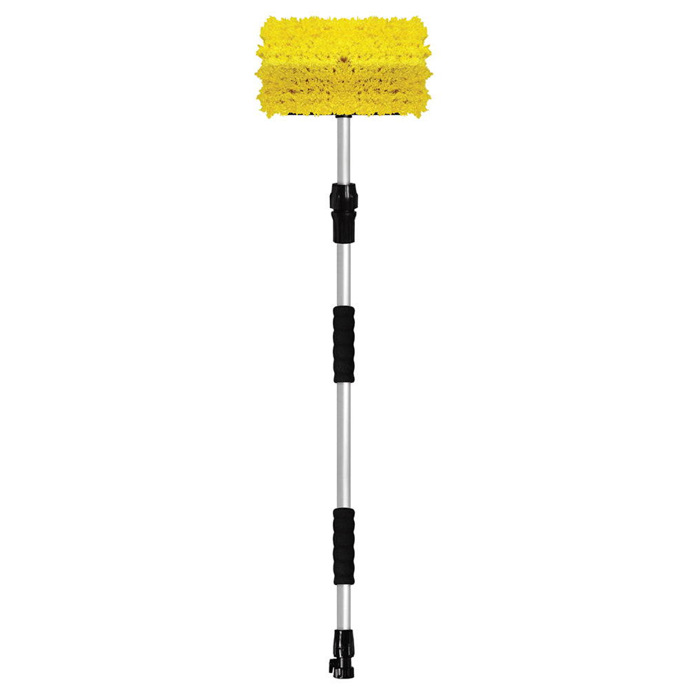 SM Arnold Bi-Level Wash Brush with Telescopic 36-60" Flow-Thru Handle and On/Off Valve