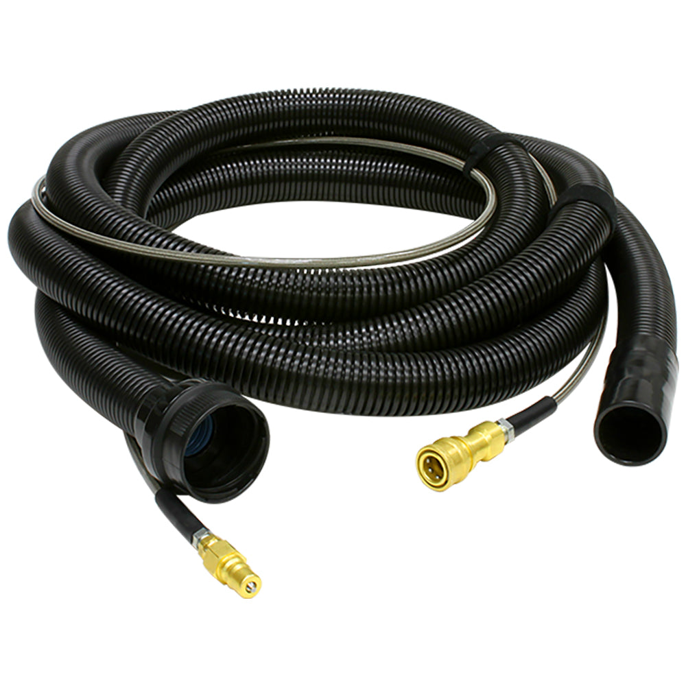 Mytee 15' x 1.25" Vacuum and Solution Hose Combo, #8501S