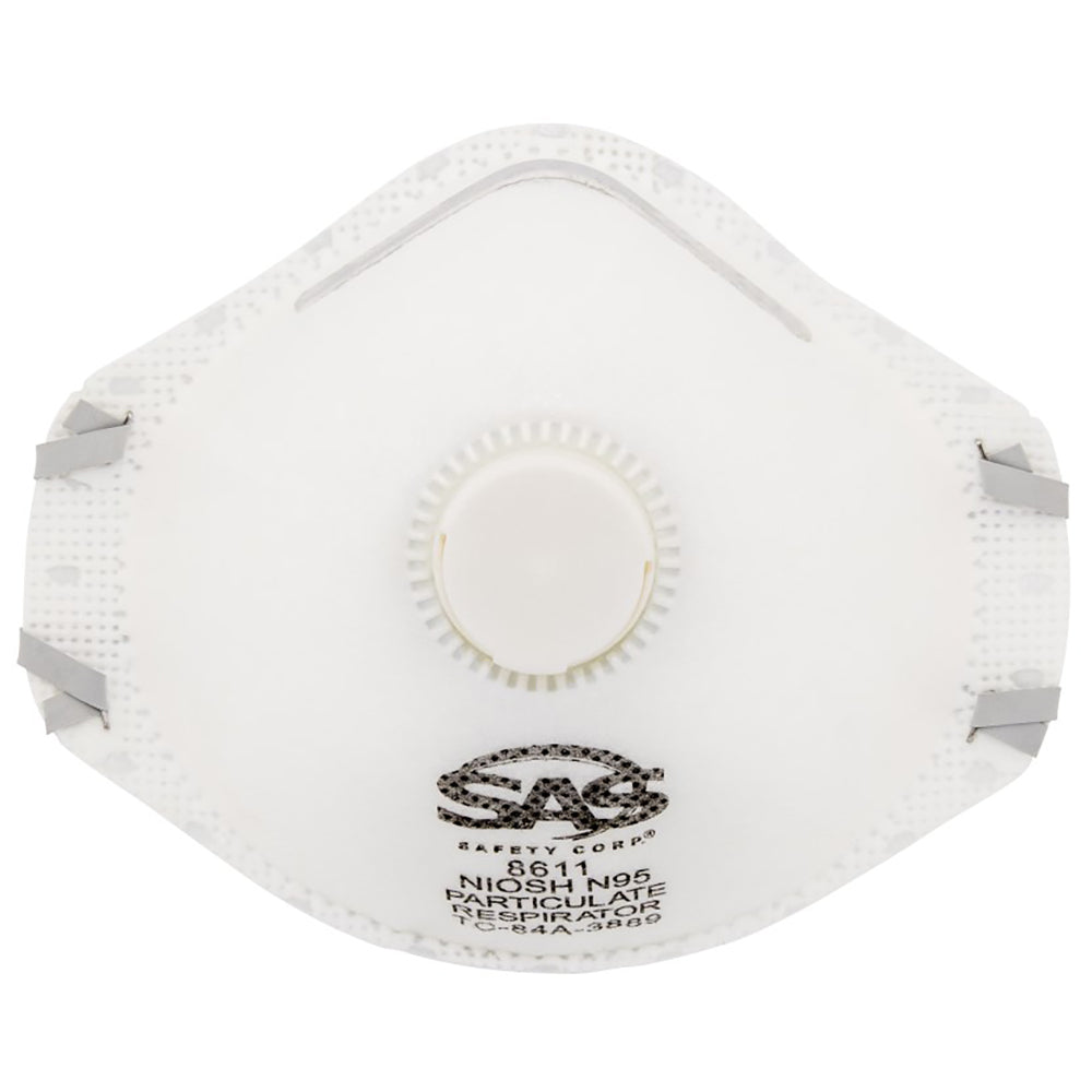 SAS Safety N95 Valved Particulate Respirator