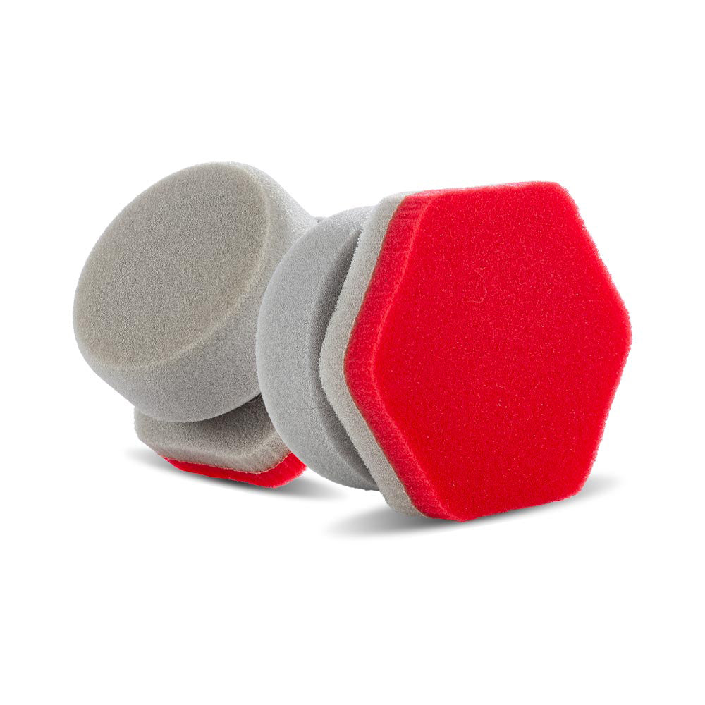 Lake Country Precision Wax & Sealant Applicator With Handle - Red