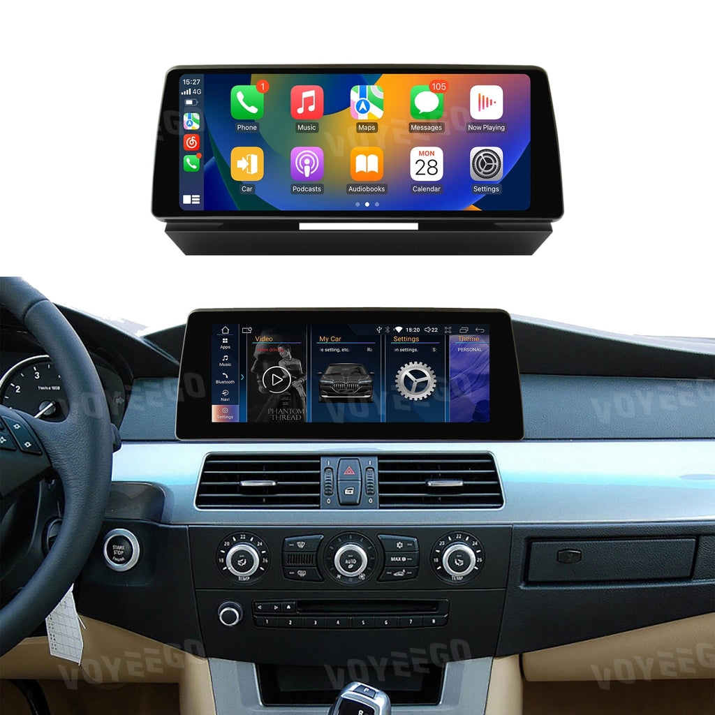 10.25'' 3/5 Series E90 E60 2003-2012 BMW Android Auto Screen | Wireless Carplay | 8+64GB