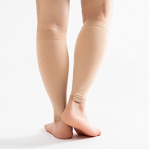 15-20mmHg 28 Pair Men and Women Wide Calf Sleeve Brace Compression Socks for Leg Support, Pain Relief