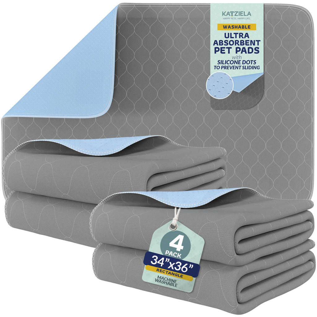 Katziela Quick-Drying Washable Waterproof Stay In Place Pee Pads