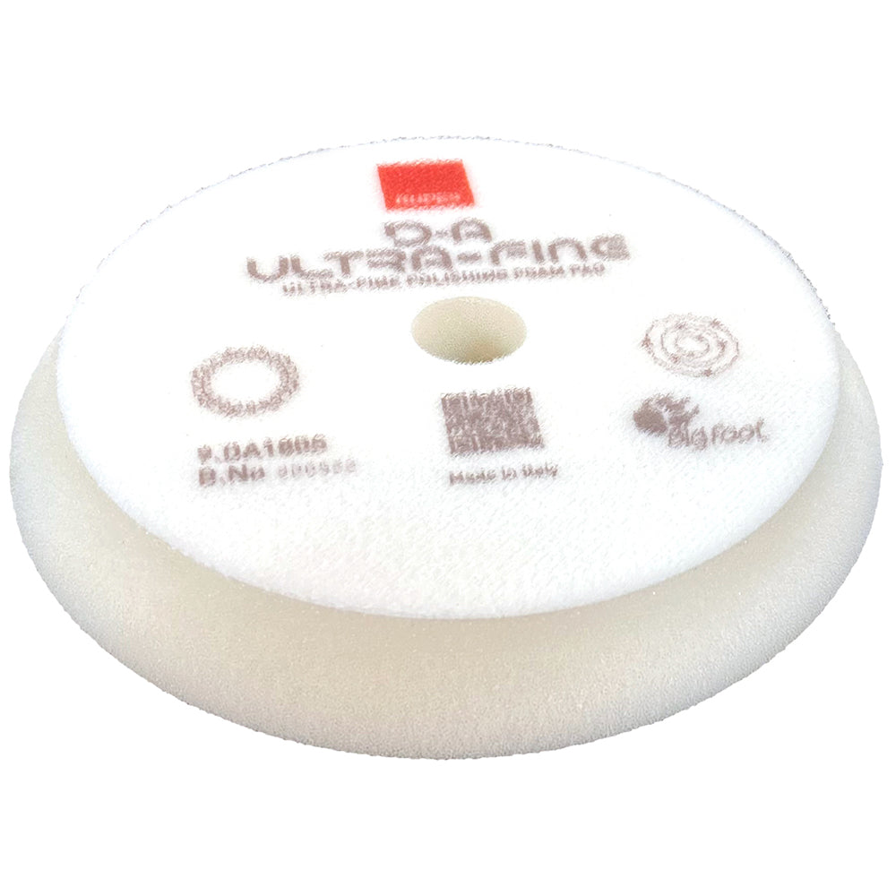 RUPES D-A Ultra-Fine Foam Polishing Pad, 9.DA180S - 6", White