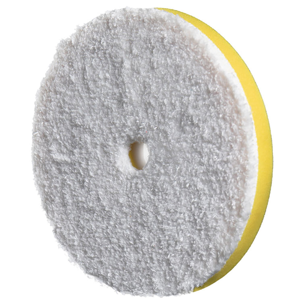 RUPES D-A Fine Microfiber Polishing Pad, 9.MF160M - 6", White/Yellow