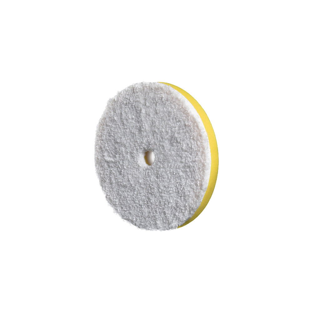 RUPES D-A Fine Microfiber Polishing Pad, 9.MF80M - 3", White/Yellow