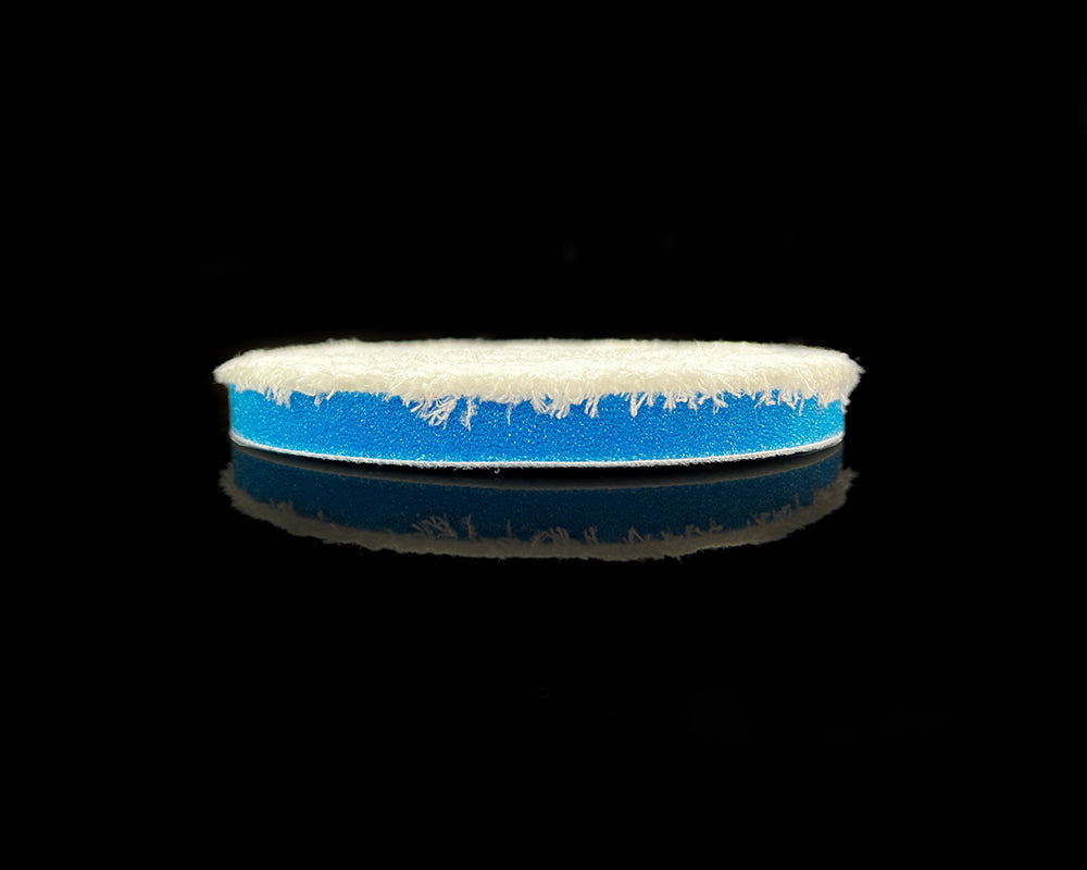 RUPES D-A Coarse Microfiber Extreme Cut Pad, 9.MF80H - 3", White/Blue