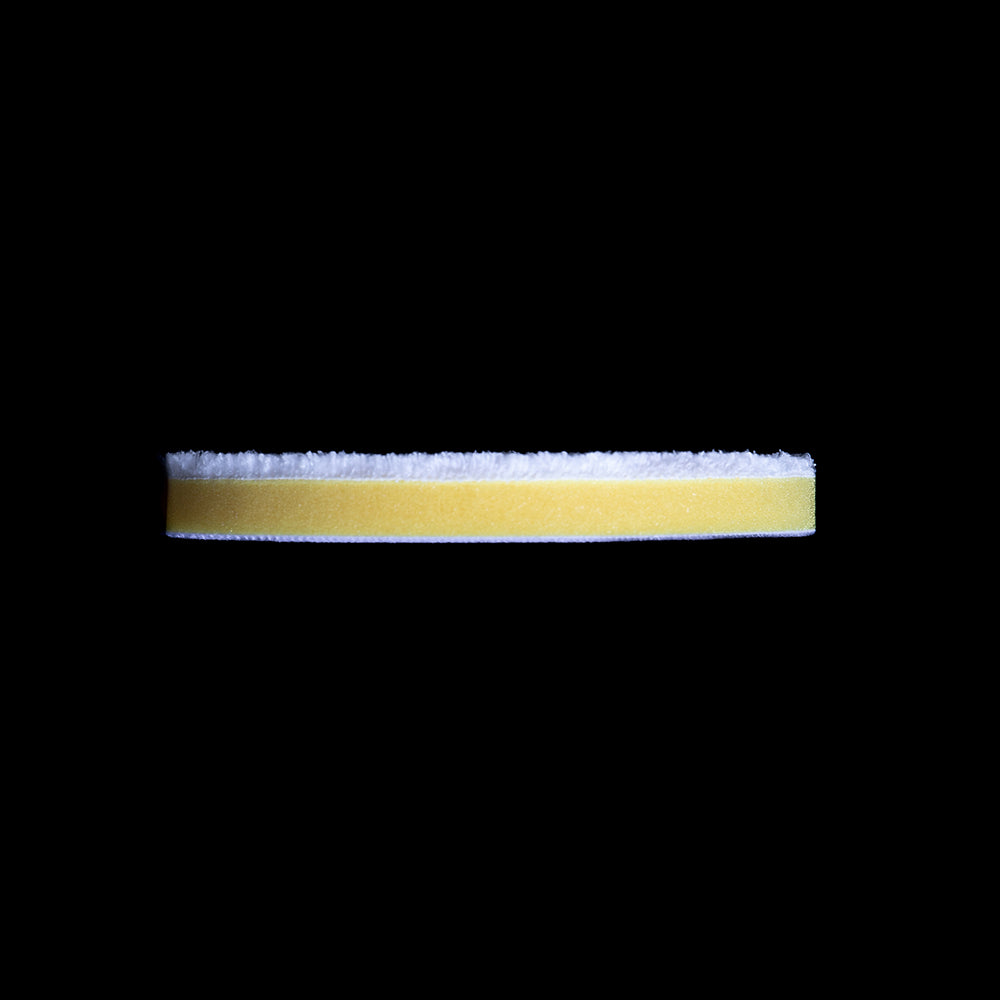 RUPES D-A Fine Microfiber Polishing Pad, 9.MF130M - 5", White/Yellow