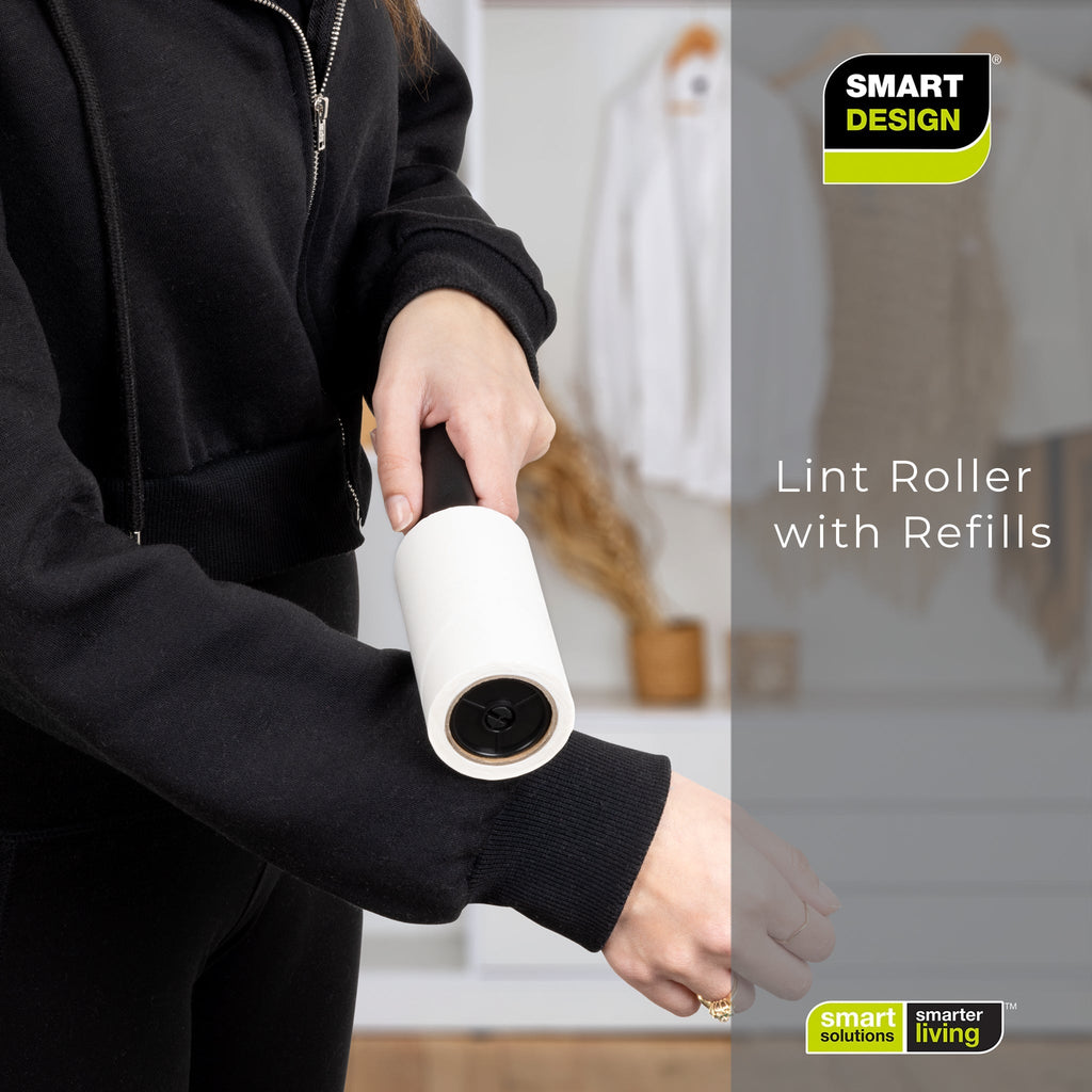 90 SHEET LINT ROLLER + 2 90 SHEET REFILLS - FLORAL