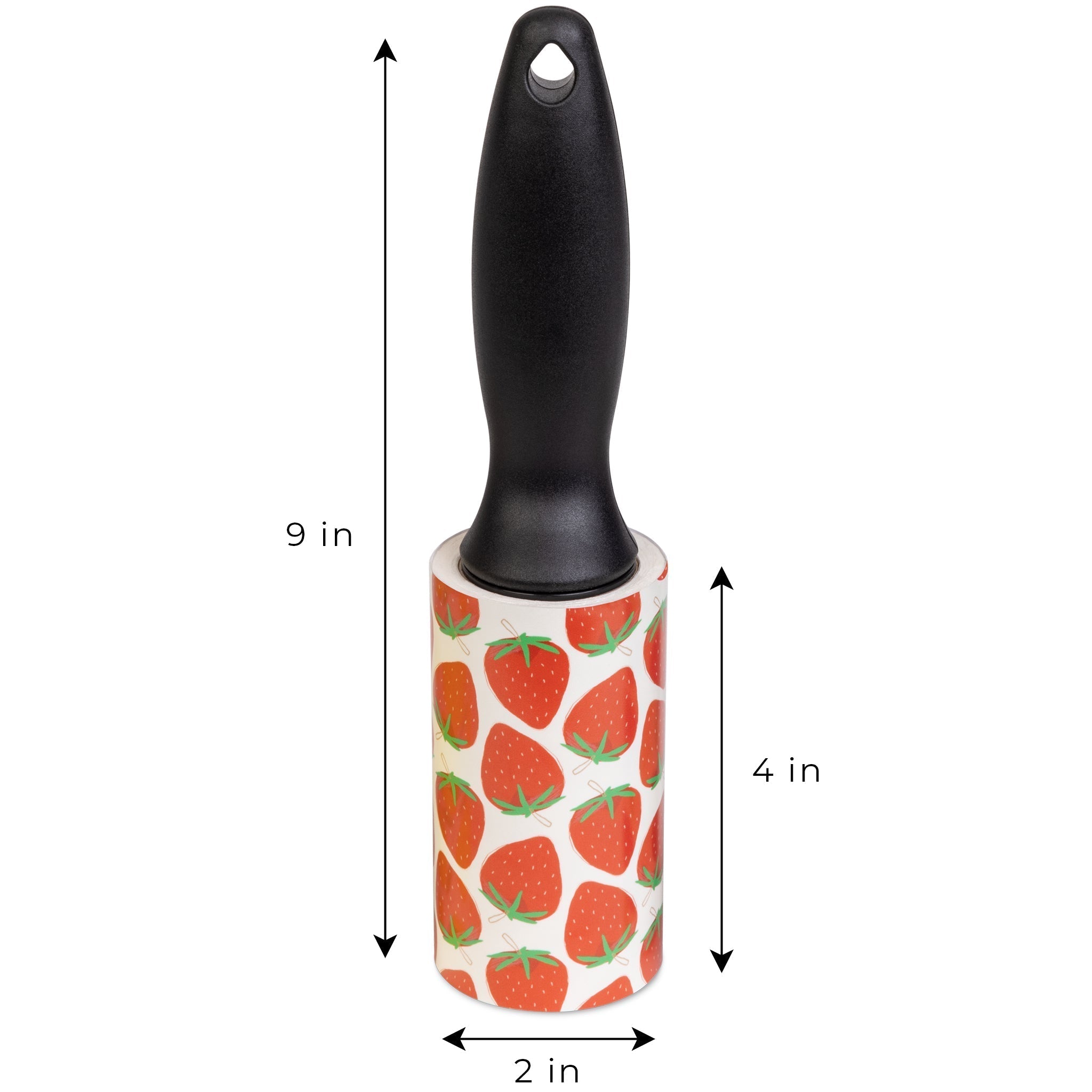 90 SHEET LINT ROLLER + 2 90 SHEET REFILLS - FRUITS
