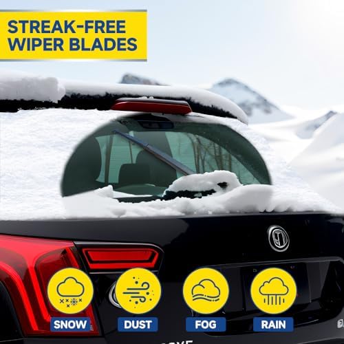 14" Rear Wiper Blade Compatible with Mazda 3 2010-2013,CX-5 2013-2022,CX-7 2007-2012,CX-9 2007-2022,Lexus GX470 2003-2009,IS300 2001-2005,RX330 2004-2006 Back Window Wiper blades 14-A