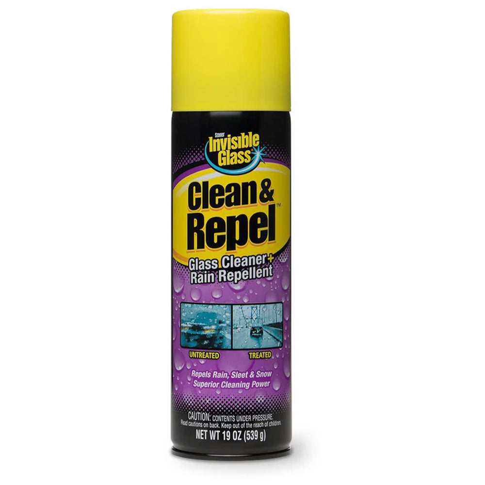 Stoner Invisible Glass Clean & Repel Glass Cleaner + Rain Repellent - 19 oz. aerosol