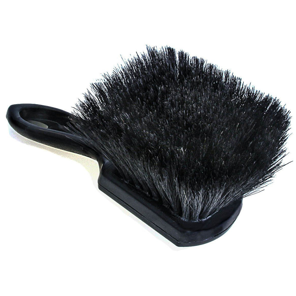 Wheel Woolies Boar's Hair Wheel Brush - 9", Black