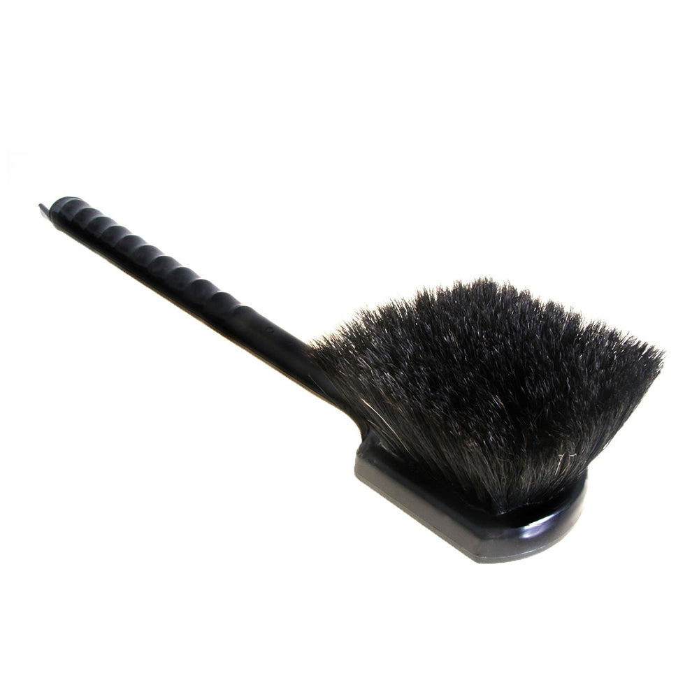 Wheel Woolies Boar's Hair Wheel Brush - 20", Black