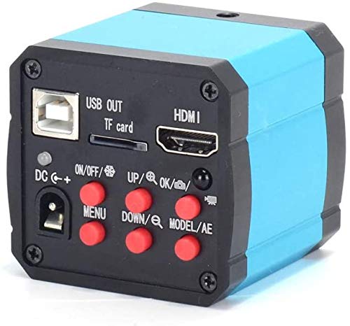 14MP HDMI Digital Machine Vision Industrial Microscope Camera 100X C-Mount Zoom Lens 56LED Light for PCB Soldering