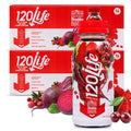 120/Life Blood Pressure Support, Beet Root Juice, Pomegranate Extract, Cranberry Juice, Tart Cherry, Hibiscus, and Magnesium (8 Fl Oz, Pack of 28) - Gluten-Free & Vegan