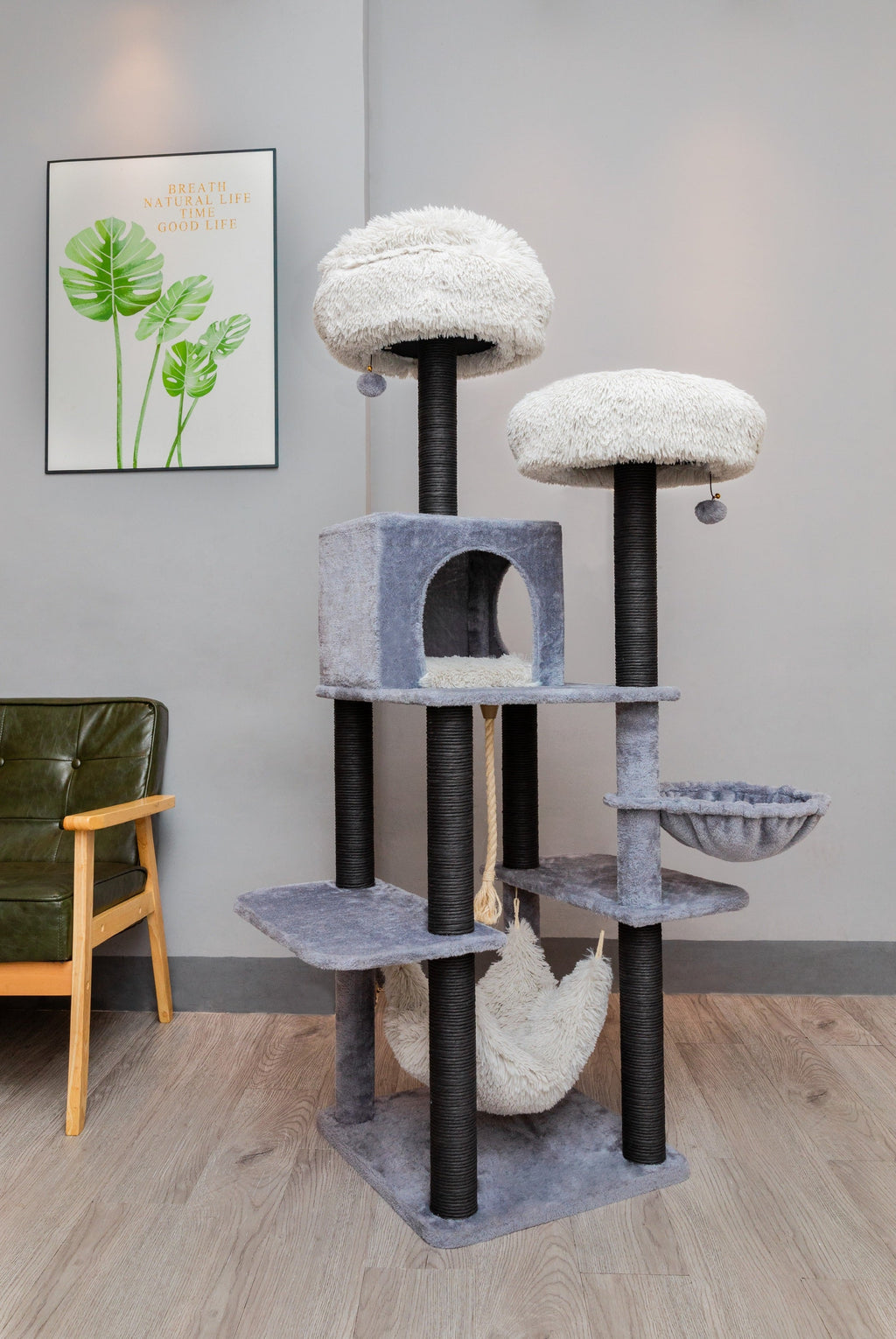 Catry Bradbury 7 Level Gray Cat Tree