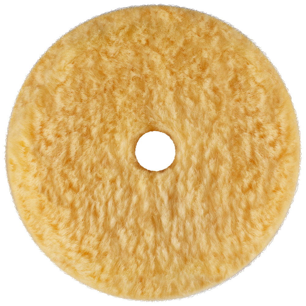 RUPES D-A Medium Wool Polishing Pad, 9.NW130M - 5", Yellow