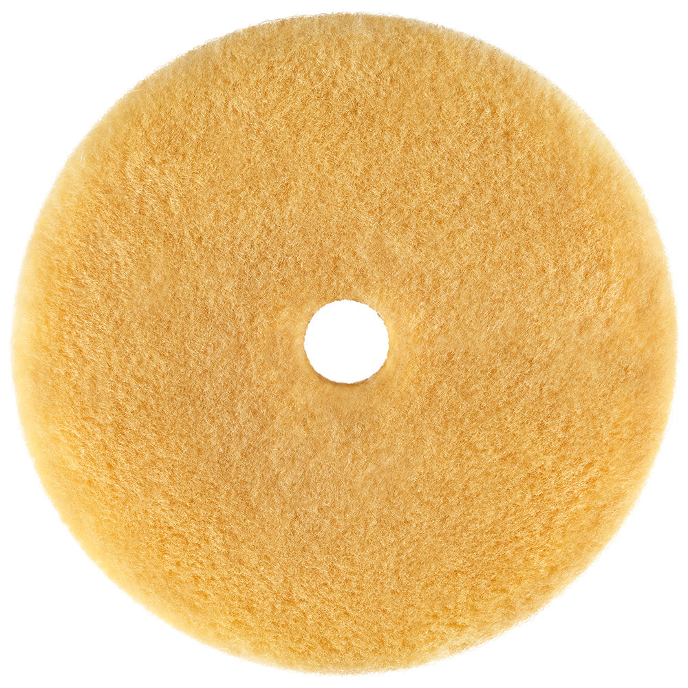 RUPES D-A Medium Wool Polishing Pad, 9.NW160M - 6", Yellow