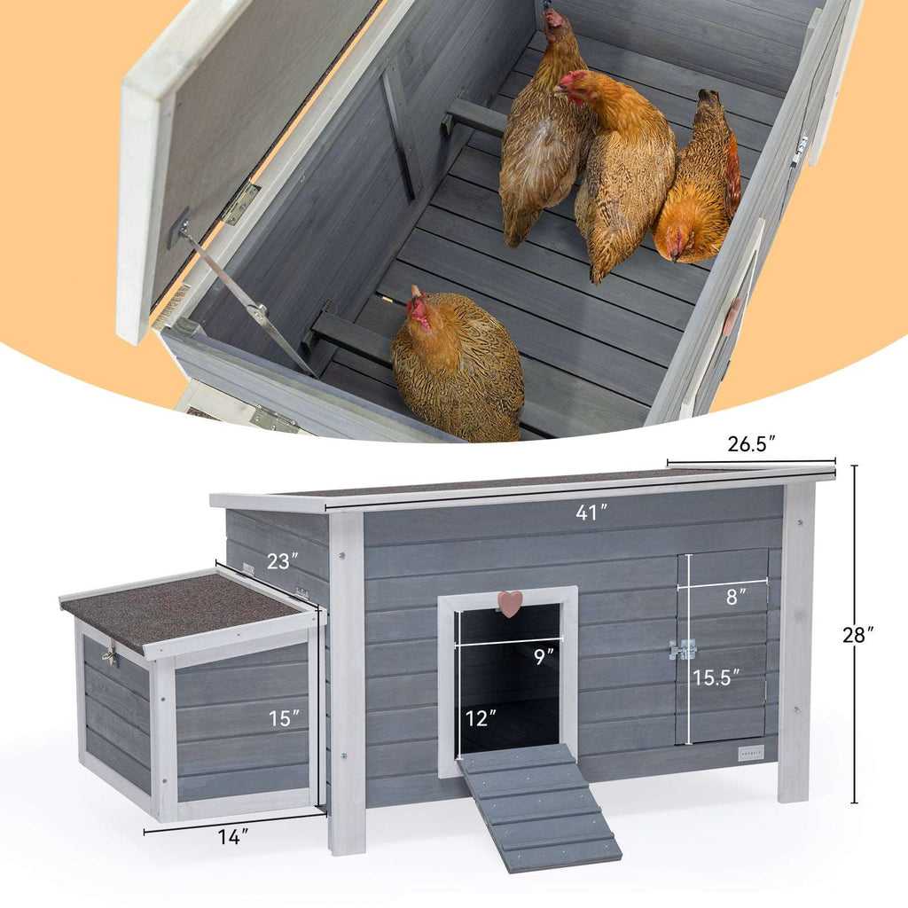 PETSFIT Chicken Coops For Sale Upgraded PerchesWooden Outdoor