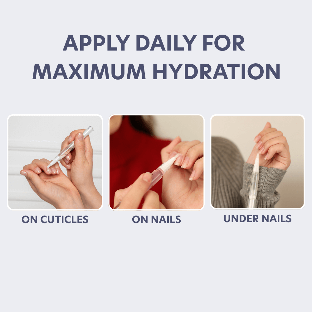 Hydrate and Nourish Nail & Cuticle Oil Pen Made With Jojoba Oil