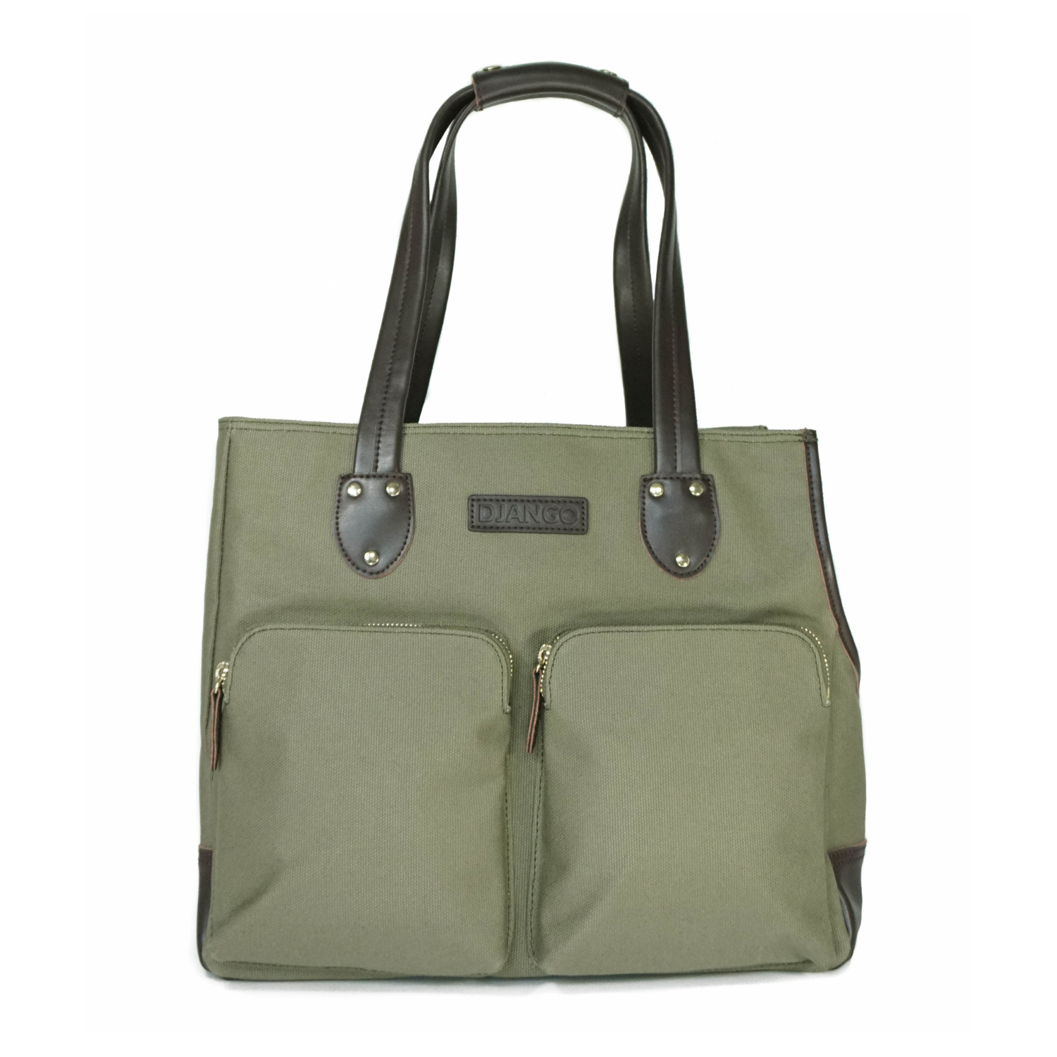 DjangoTote™ Waxed Canvas Dog Carrier Bag and Pet Travel Tote