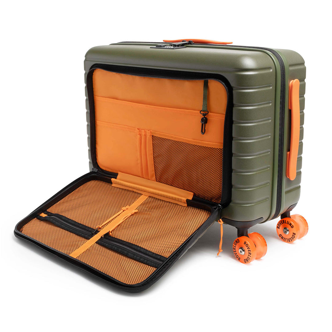 READY-TO-ROLL CARRY-ON SUITCASE