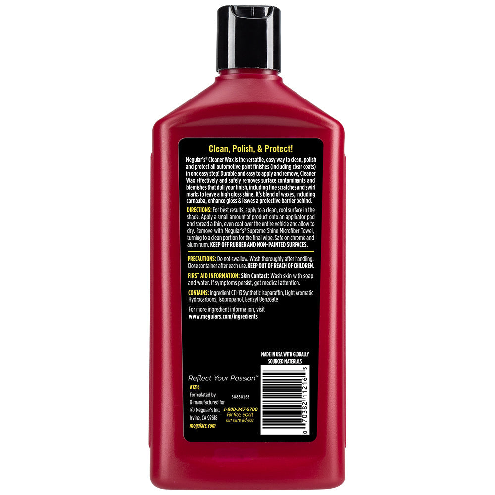Meguiar's Cleaner Wax, A1216 -  16 oz.