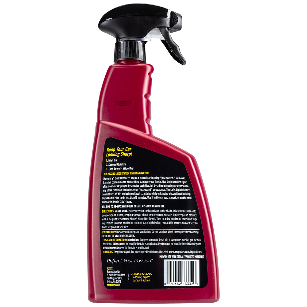 Meguiar's Quik Detailer, A3332 - 32 oz.
