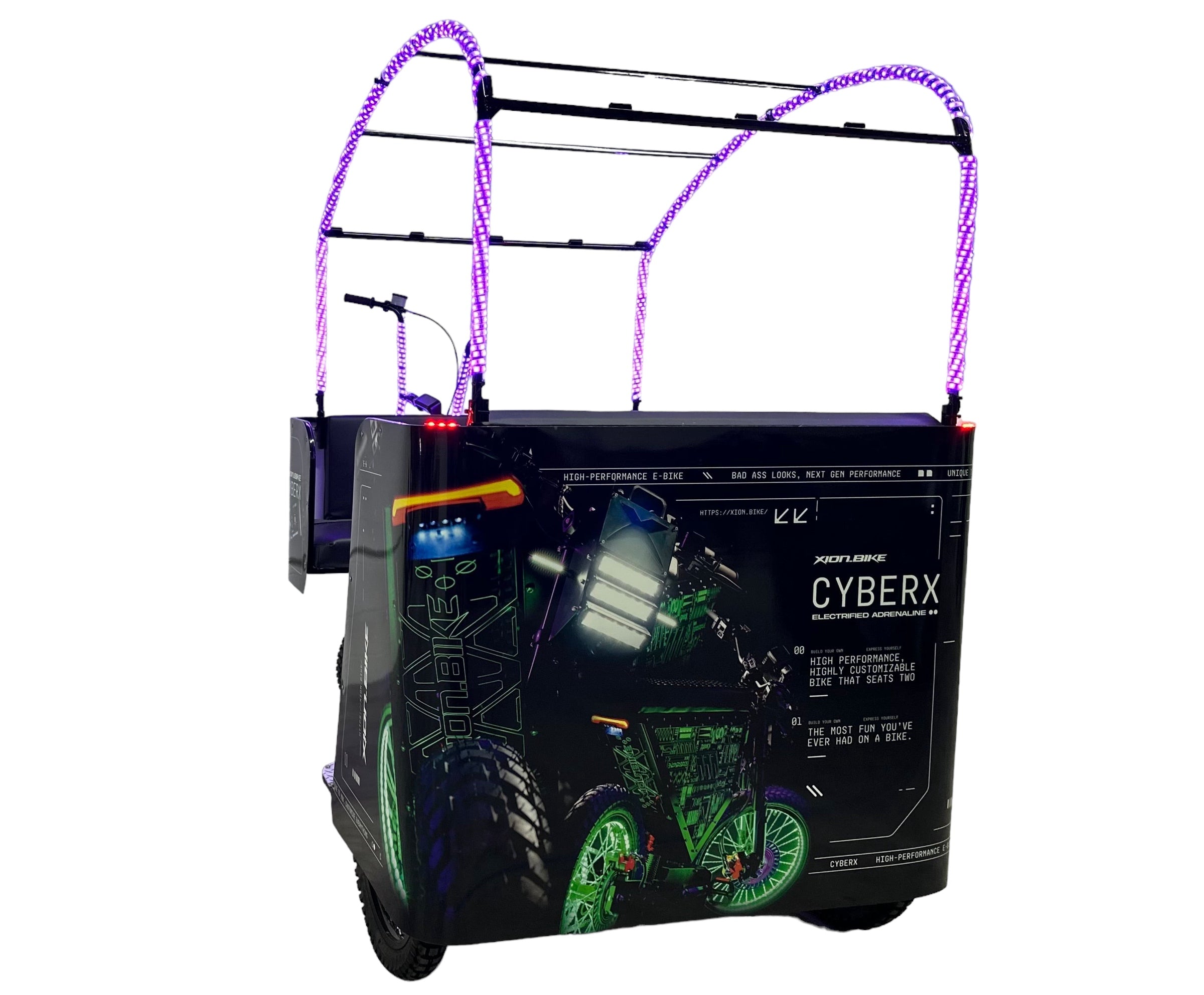 Electric Six-Seater Pedicab -Class 2 E-Bike