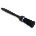Wheel Woolies Boar's Hair Detail Brush - 1" diameter, Black