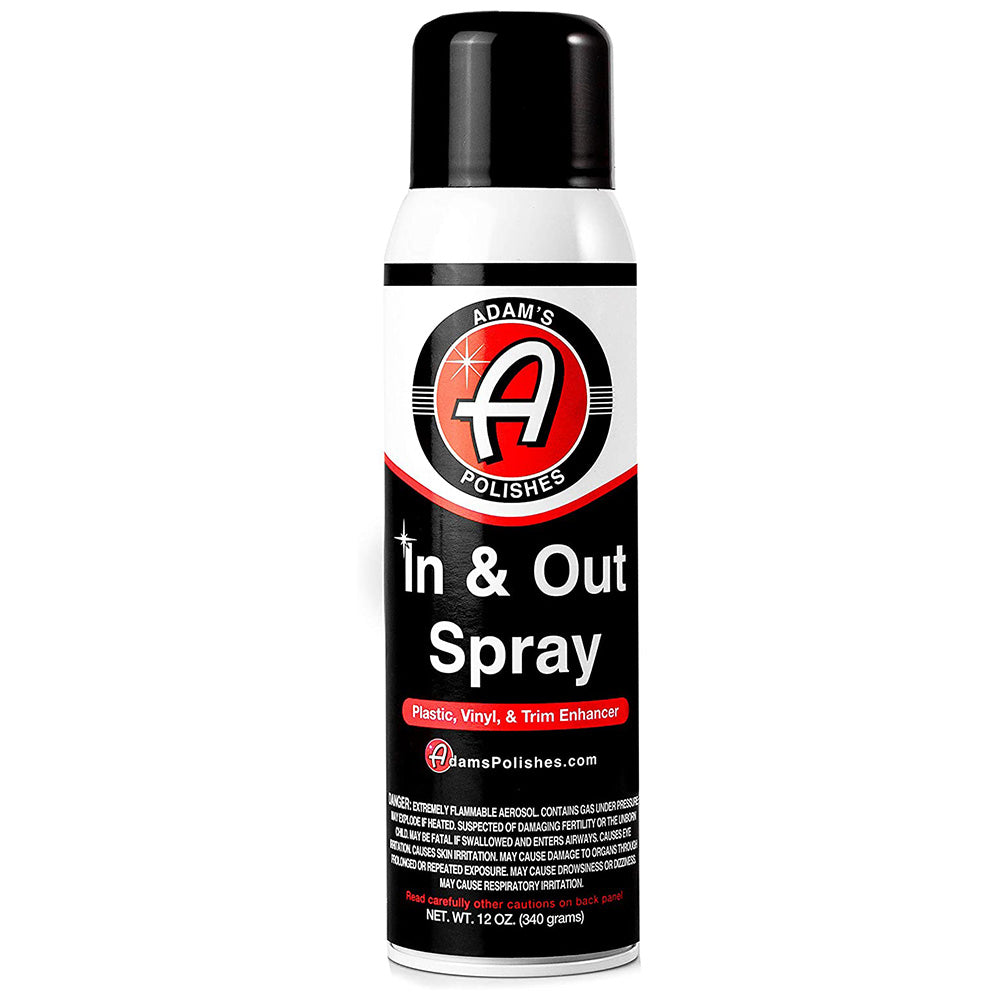 Adam's In & Out Spray, Plastic, Vinyl & Trim Enhancer - 12 oz.