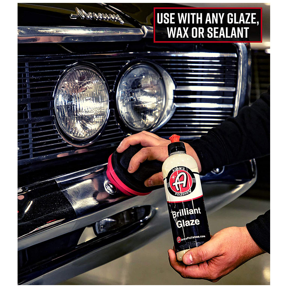 Adam's Hex-Grip Wax & Glaze Applicator - Red