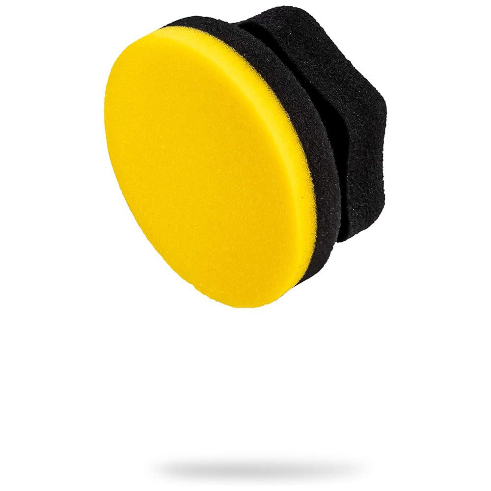 Adam's Hex-Grip Wax & Sealant Applicator - Yellow