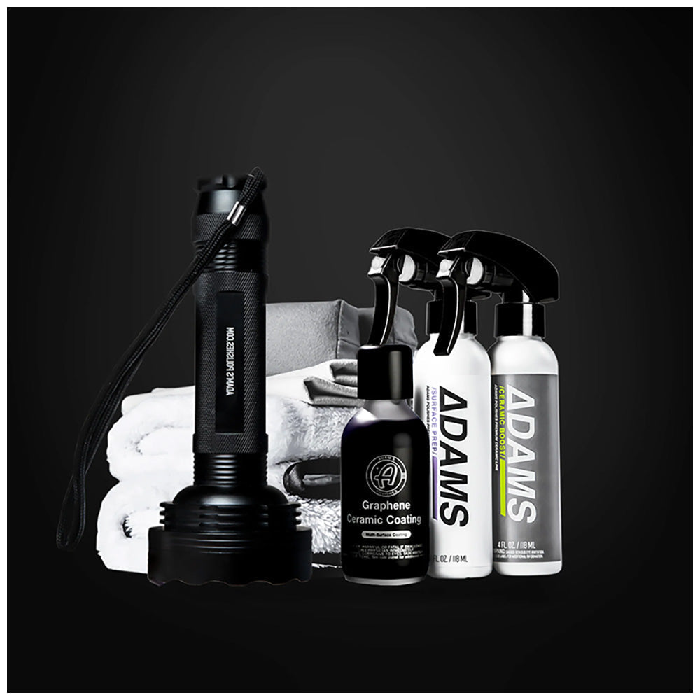 Adam's Graphene Ceramic Coating - Kit with Light