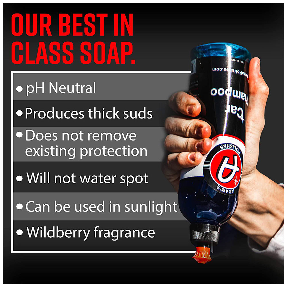 Adam's Car Wash Shampoo - 16 oz.