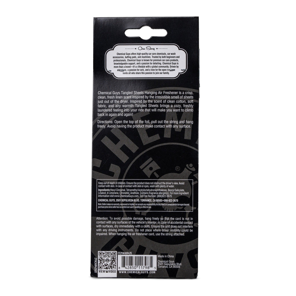 Tangled Sheets Hanging Air Freshener