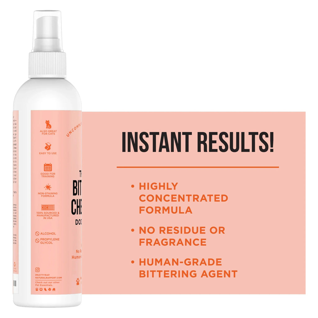 The Only Bitter Anti Chew Spray Dogs May Need - Made Only in USA