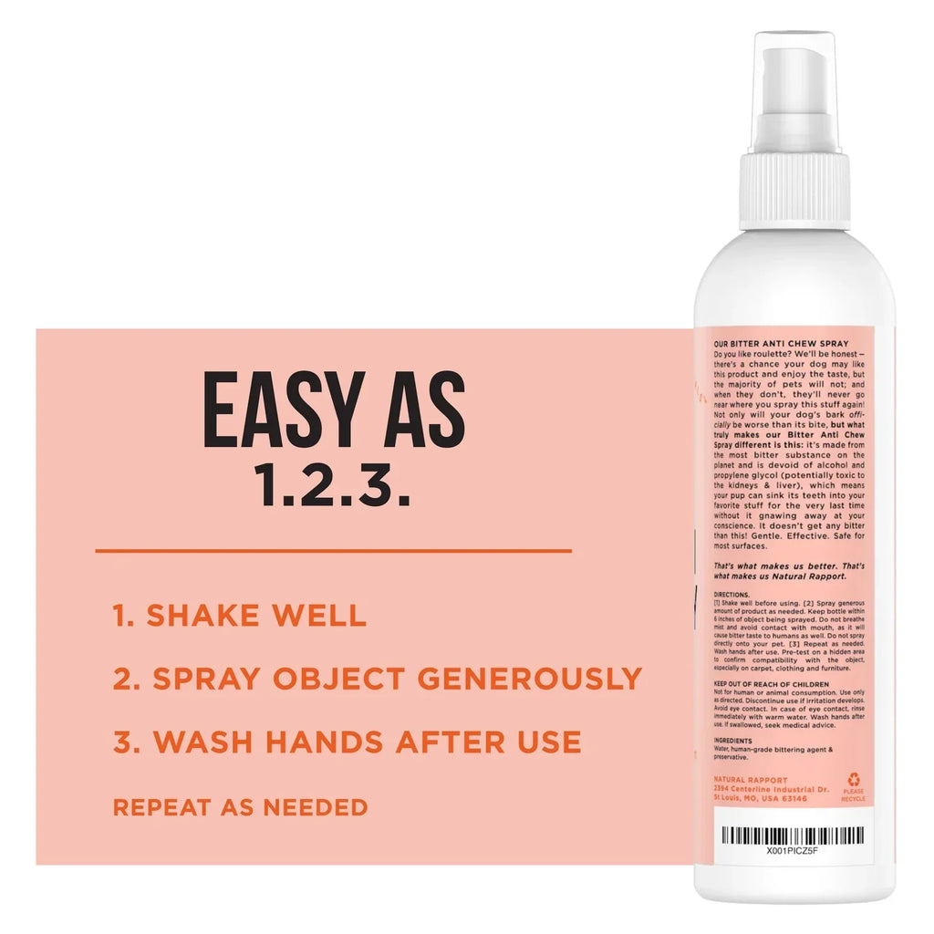 The Only Bitter Anti Chew Spray Dogs May Need - Made Only in USA
