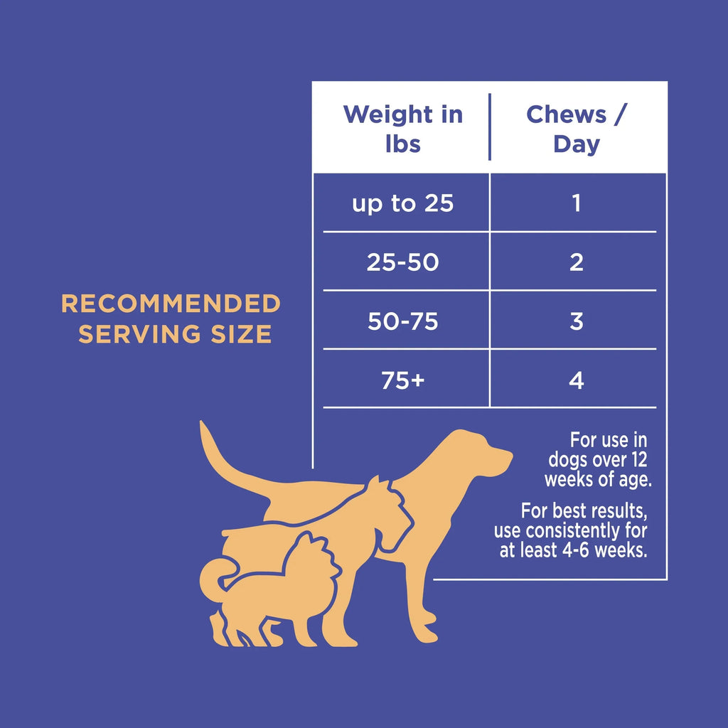 The Only Calming Soft Chews Dogs Need - Made Only in USA