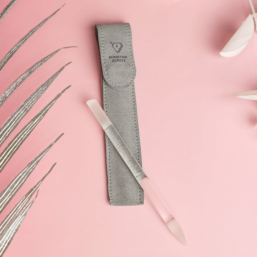 Single Czech Glass Cuticle Pusher