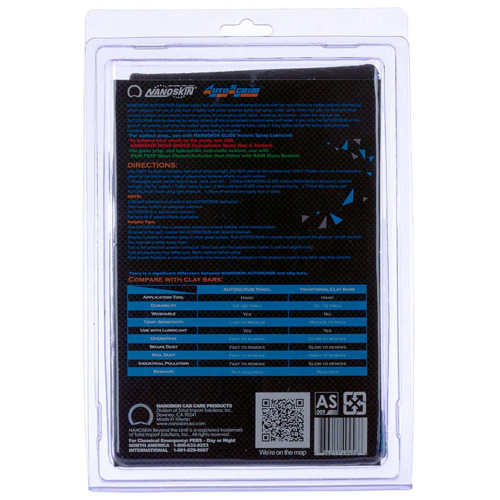 Nanoskin Autoscrub Towel - Fine Grade, Blue