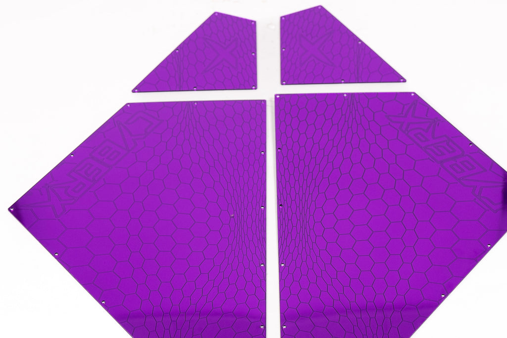 Acrylic side panels -purple