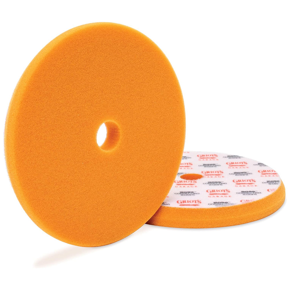 Griot's Garage BOSS Foam Correcting Pads - 5.5", Orange (2 pack)